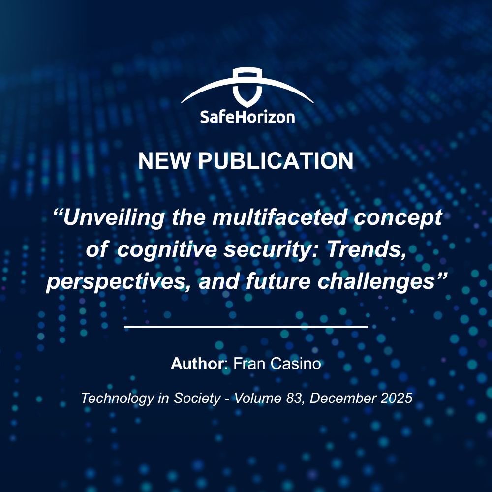 SafeHorizon Project EU (@safehorizon_eu) on Twitter photo New publication under the <a href="/safehorizon_eu/">SafeHorizon Project EU</a>. This publication delves into the emerging paradigm of cognitive security, where AI, human cognition, and ethics intersect to build proactive and resilient cybersecurity solutions.
Read the full publication 🔗: sciencedirect.com/science/articl… New publication under the <a href="/safehorizon_eu/">SafeHorizon Project EU</a>. This publication delves into the emerging paradigm of cognitive security, where AI, human cognition, and ethics intersect to build proactive and resilient cybersecurity solutions.
Read the full publication 🔗: sciencedirect.com/science/articl…