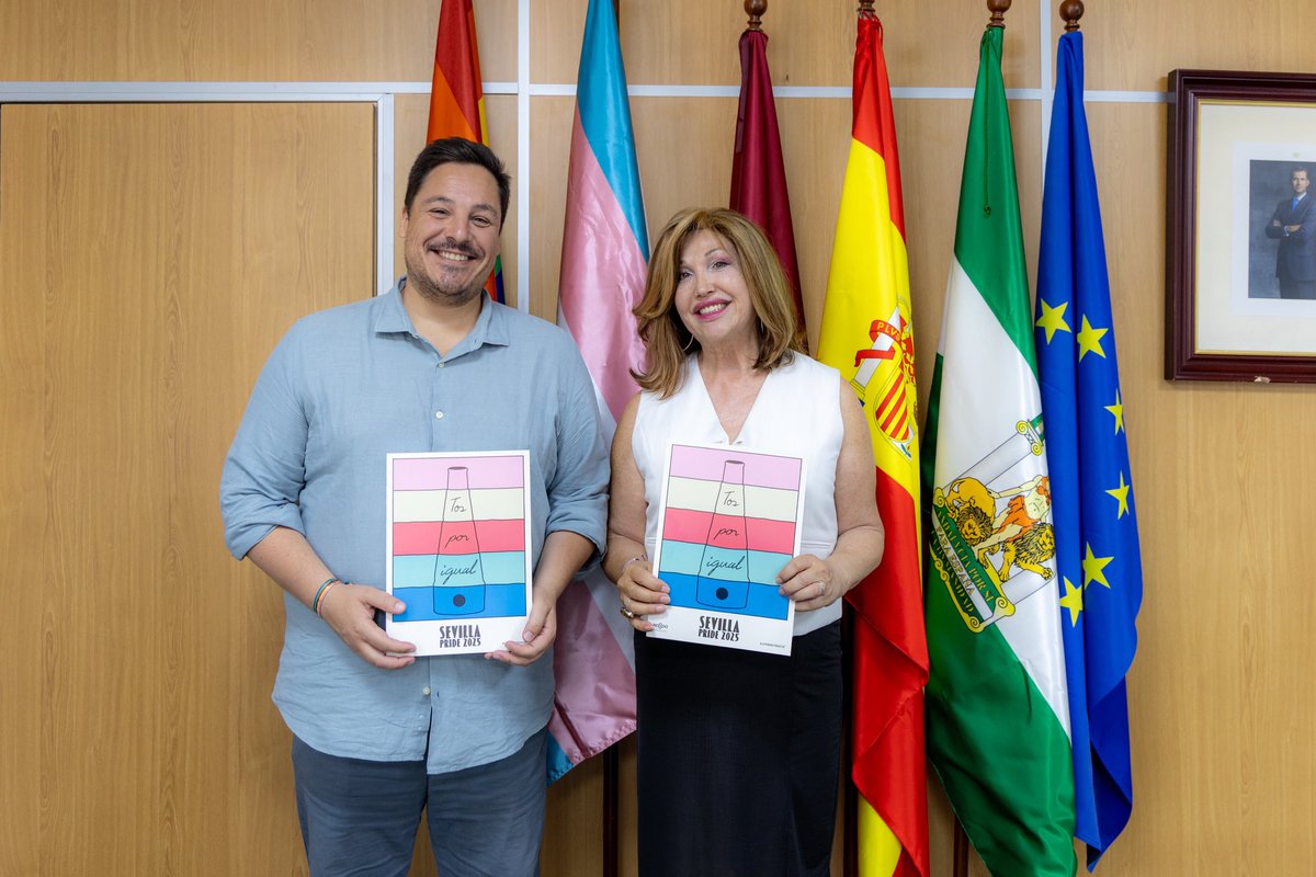 Ayuntamiento de Sevilla (@ayto_sevilla) on Twitter photo ✍🏼 Firmamos con la Asociación <a href="/ATA_Trans/">ATA-Sylvia Rivera 🏳️⚧️ #HayLeyTrans</a> 🏳️⚧️ un convenio de colaboración para fomentar la empleabilidad e inserción sociolaboral de las personas trans en #Sevilla, dentro del proyecto Emplea-Trans.
🫱🏻🫲🏼 Avanzamos hacia una ciudad más inclusiva, justa y comprometida. ✍🏼 Firmamos con la Asociación <a href="/ATA_Trans/">ATA-Sylvia Rivera 🏳️⚧️ #HayLeyTrans</a> 🏳️⚧️ un convenio de colaboración para fomentar la empleabilidad e inserción sociolaboral de las personas trans en #Sevilla, dentro del proyecto Emplea-Trans.
🫱🏻🫲🏼 Avanzamos hacia una ciudad más inclusiva, justa y comprometida.