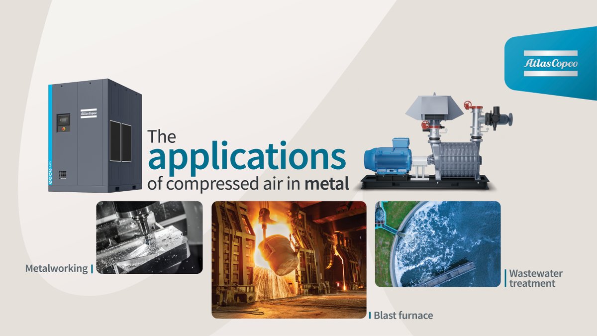 Whether you run a mill, foundry, fabrication unit, die shop, or you're a one stop shop, our compressed air systems have you covered. Pick from what we have to offer your metal plant, we also customize our offerings to fit your specific requirements: bit.ly/3GOxGPJ