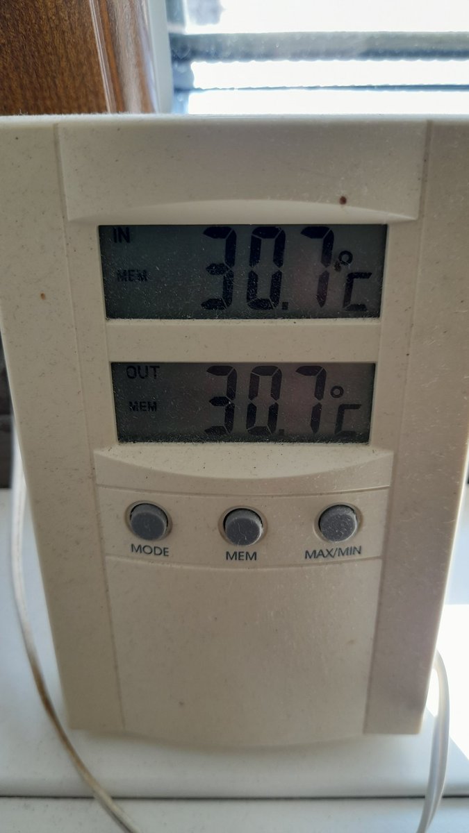 #GoodMorningWorld! It's #Wednesday and day 19 of my #Vacation! I was #promised that it would be #raining today, and we've had a #HeatWave for such a long time now that I was really looking forward to #rain and lower temperatures! 
But where's the rain?! We need rain!!! 😫