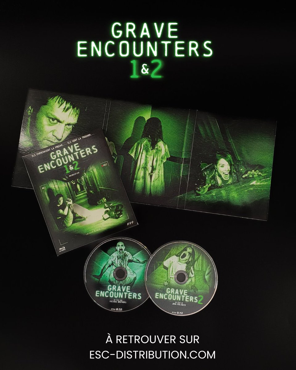 ESC_Films_'s tweet image. 👻 LE COFFRET GRAVE ENCOUNTERS 1 & 2 EST ARRIVÉ AU BUREAU !
🛒 Il reste moins d'un mois pour le précommander et profiter de -10 % avec le lien juste ici 👉🏻 urlr.me/HTm2Vr
📹 Vous êtes prêts pour vivre la frousse de votre vie ?
#GRAVENCOUNTERS #HORRORFILM #CREEPY