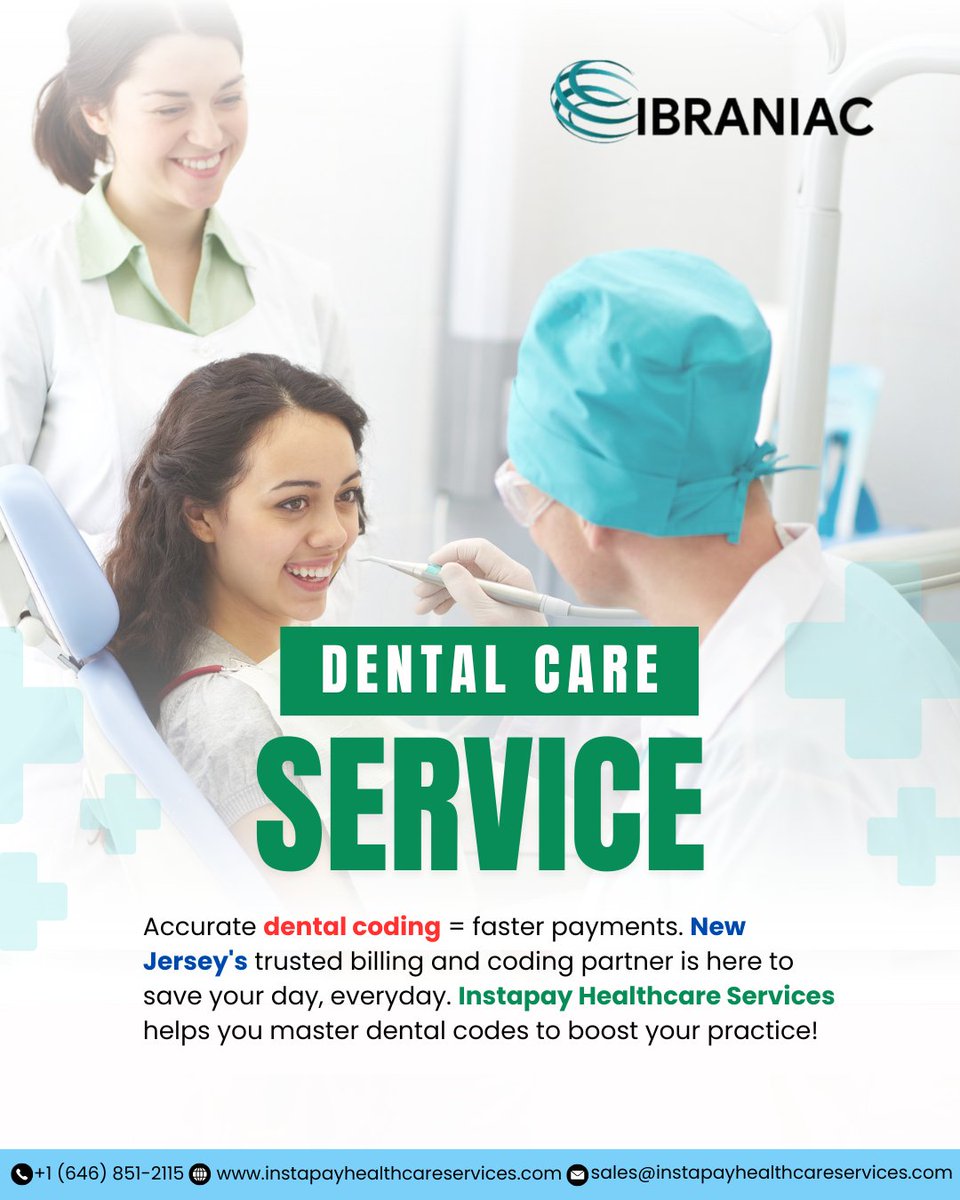 Decode your dental claims, stress-free in New Jersey! instapayhealthcareservices.com/best-dental-me…  sales@instapayhealthcareservices.com  +16468512115 #instapayhealthcareservices  #dentalcare #dentalcareNJ #dentistry #dentalissues #NewJersey #dentalbillingandcoding #NJ #dentalbilling