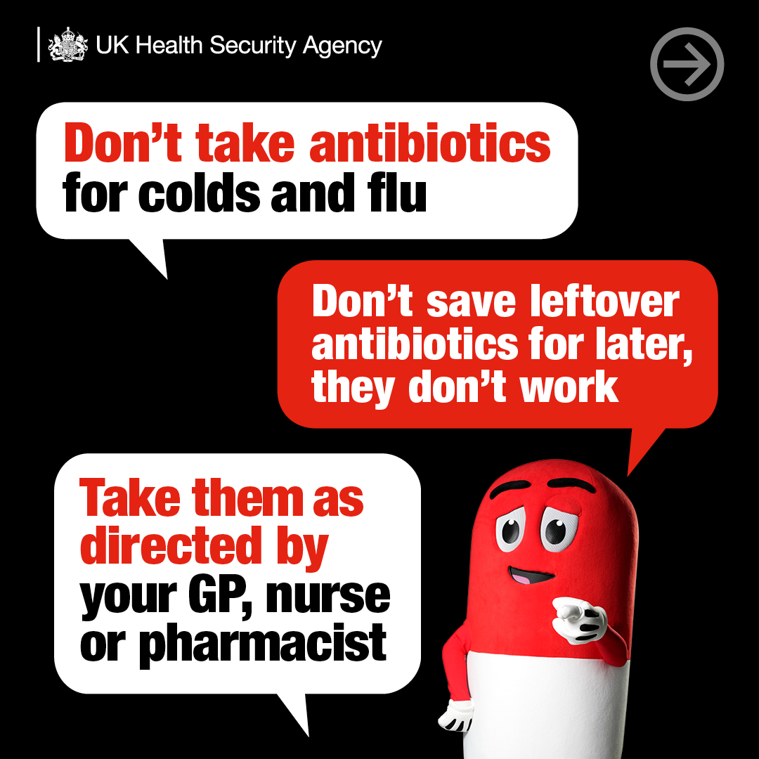 Imagine a world where common infections become life-threatening.

Antimicrobial resistance could make this a reality. We need to act now to #KeepAntibioticsWorking

It’s going to take action from all of us – read more here: ukhsa.blog.gov.uk/2025/04/07/wha…