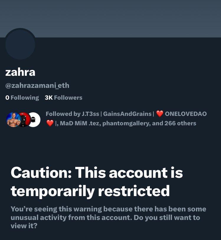opaque_octopus_'s tweet image. Gm fam☀️
My friend Zahra whom some of you may already know as @zahrazamani_eth, unfortunately lost access to her previous account and couldn’t recover it. She’s now set up a new one. Please support her and show some love by giving Zahra a follow.
Her new acc : @zahrazamn_eth
