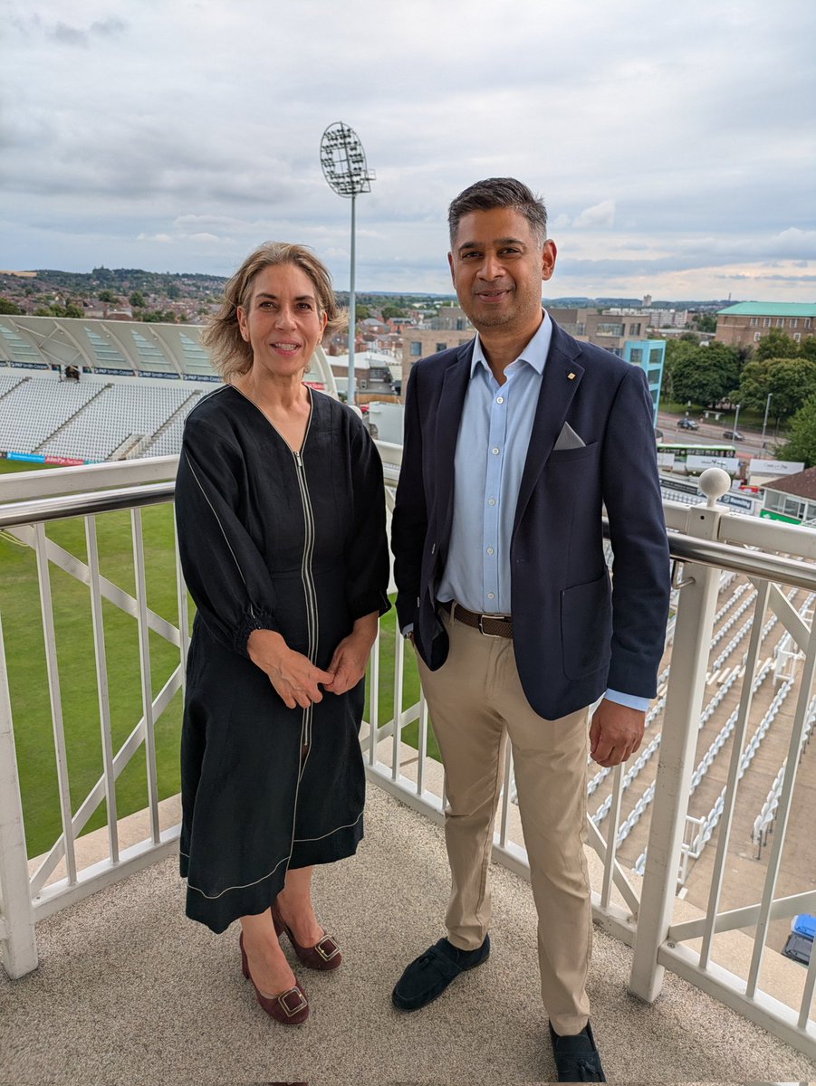 It was a pleasure to be at the @RICSEast Midlands Chair Sirah Parkes Summer drinks reception <a href="/TrentBridge/">Nottinghamshire CCC</a> wishing Sirah all the best on her new term. Nice to see lots of Leicester surveyors there too <a href="/sixrestaurant/">The Six Restaurant</a>