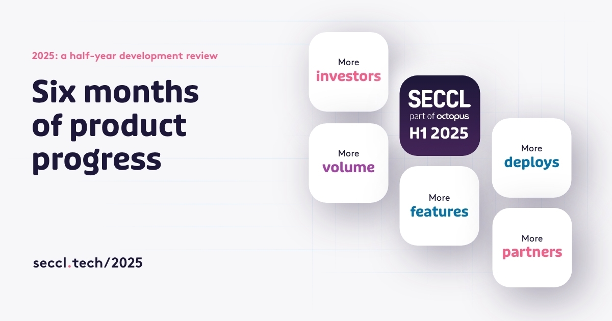 SecclTech's tweet image. Oasis, Dylan, Boston… all known for not looking back. While we’re usually the same, H1 2025 was too good not to pause and reflect.

It&apos;s been a time of enormous progress. More investors, volume, features, clients &amp;amp; partners.

Here’s what we’ve shipped eu1.hubs.ly/H0lXwg10