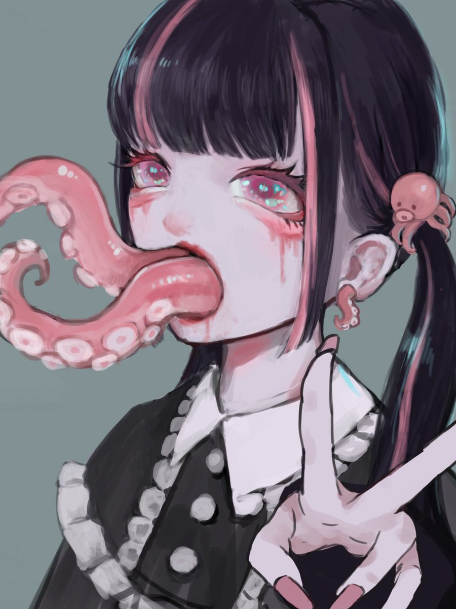 nimoo_art's tweet image. 懐かしい絵 #地雷系 #イラスト