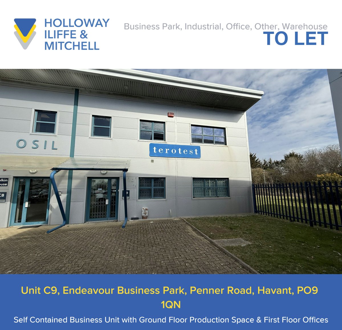 hi-m.co.uk (@solentsurveyors) on Twitter photo HAVANT WAREHOUSE/INDUSTRIAL - To let at £40,000 pa. The property offers modern open plan accommodation comprising 2,804 sq.ft. Allocated parking and loading area and is located with excellent links to A27/M27/A3. All enquiries to: tom@hi-m.co.uk HAVANT WAREHOUSE/INDUSTRIAL - To let at £40,000 pa. The property offers modern open plan accommodation comprising 2,804 sq.ft. Allocated parking and loading area and is located with excellent links to A27/M27/A3. All enquiries to: tom@hi-m.co.uk