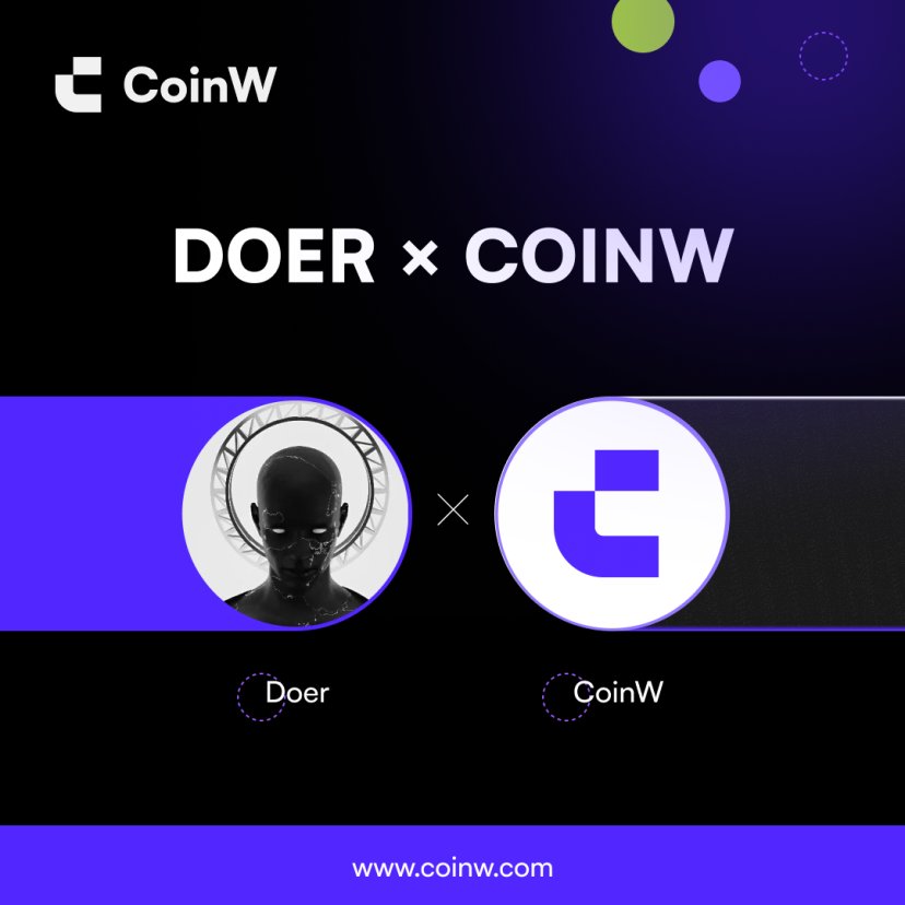 doerXBT's tweet image. Partnership with CoinW exchange! 🤝
Register using my link, trade until July 30th
And 3 winners will receive $50 bonus from me to their wallet for trading, leave any comment so I can choose
coinw.com/en_US/register…