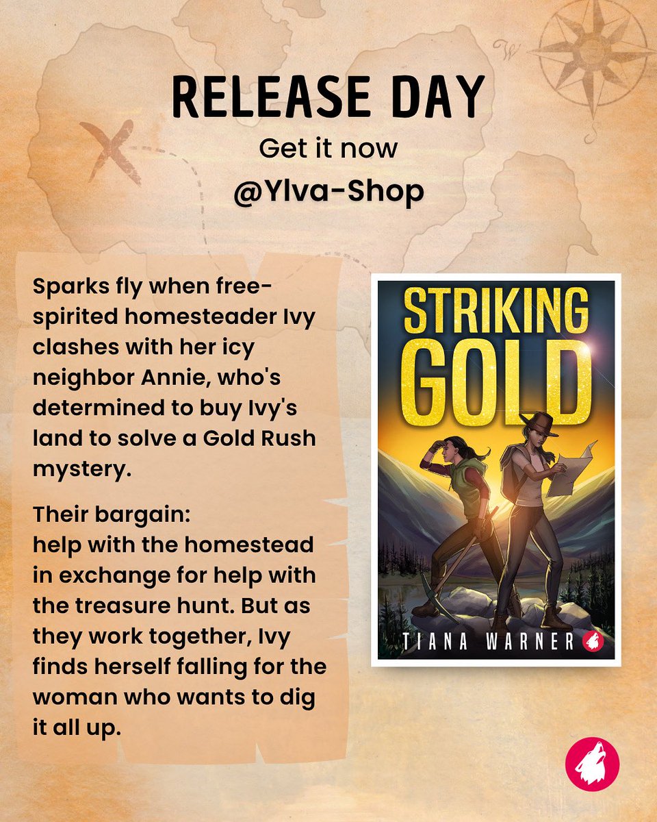 Ylva Publishing (@ylvapublishing) on Twitter photo 💛 OUT NOW 💎
Striking Gold by <a href="/tianawarner/">Tiana Warner | sapphic romance author</a> is a swoony sapphic romance with:
🧊 Grumpy ice queen
🌱 Sunshine-y dreamer
💘 Age gap & enemies to lovers
🪙 Gold rush mystery
Tension, sparks… and maybe treasure? 🤭
📖 Grab it now: ylva-publishing.com/product/striki… 💛 OUT NOW 💎
Striking Gold by <a href="/tianawarner/">Tiana Warner | sapphic romance author</a> is a swoony sapphic romance with:
🧊 Grumpy ice queen
🌱 Sunshine-y dreamer
💘 Age gap & enemies to lovers
🪙 Gold rush mystery
Tension, sparks… and maybe treasure? 🤭
📖 Grab it now: ylva-publishing.com/product/striki…
