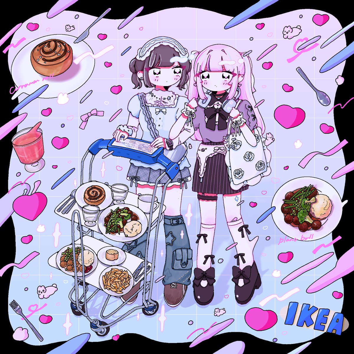 _akamero's tweet image. 初めてのIKEAごはん