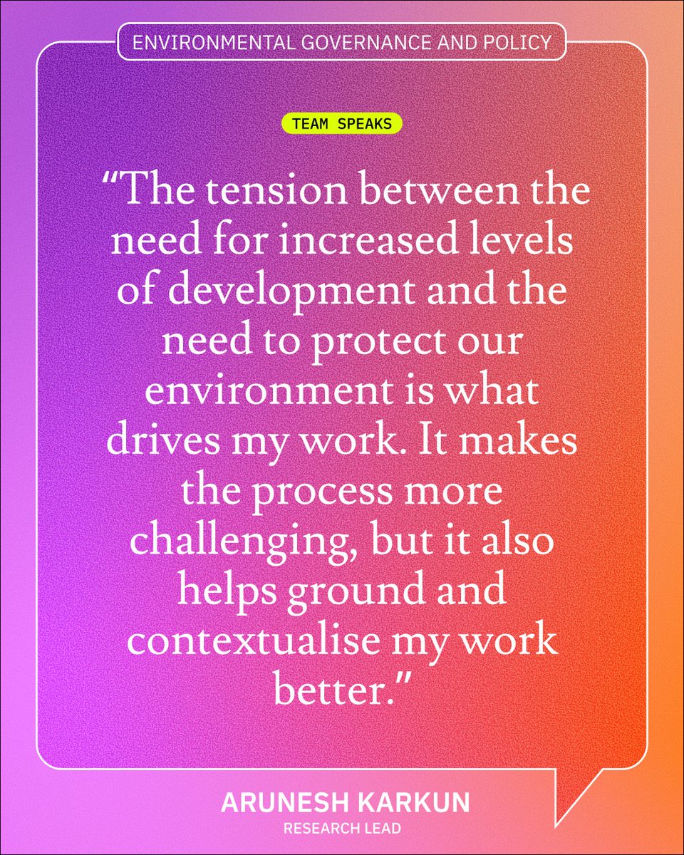 SFC_India's tweet image. Arunesh Karkun is a Research Lead in the Environmental Governance and Policy team. His work focuses on researching air quality governance, and policies on electric mobility and climate change. He also works on understanding emergent environmental governance issues such as…