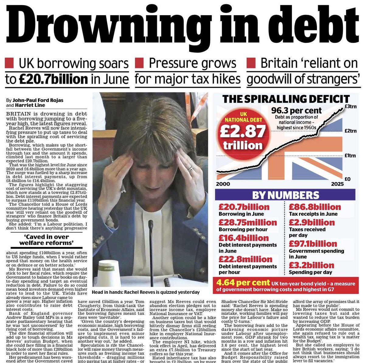 HJB_News__'s tweet image. Welcome to the Labour government. They promised change and they are delivering 100% of that promise.