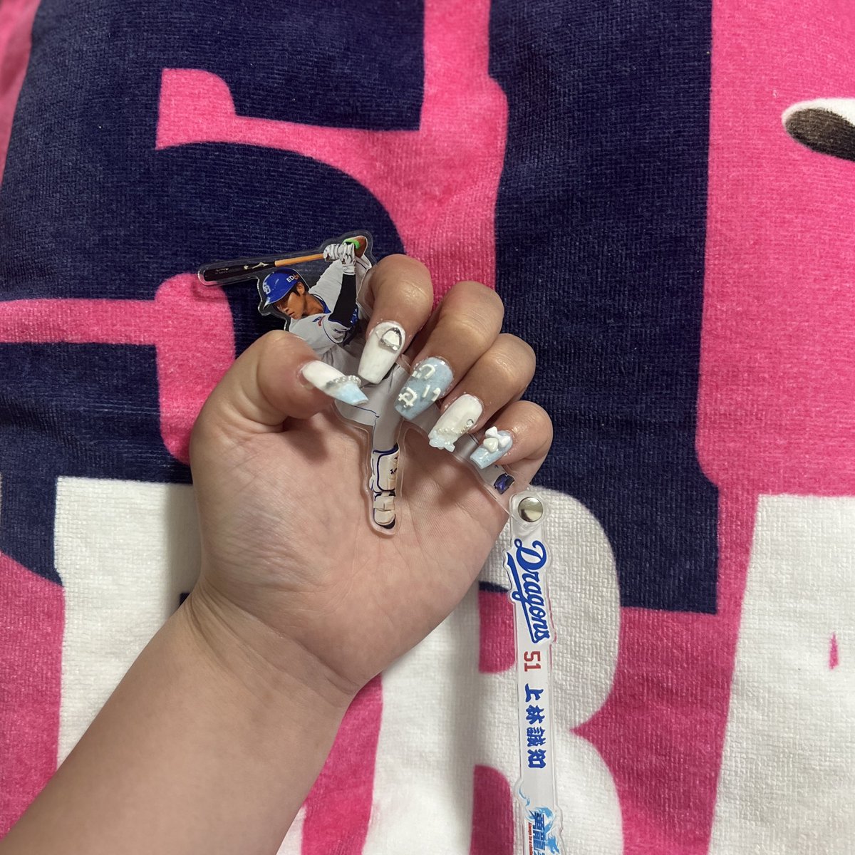 オールスターと神宮に向けて名前「せいじ」と背番号「51」ネイルに入れた🩵
明日楽しみ〜✊🏻💫