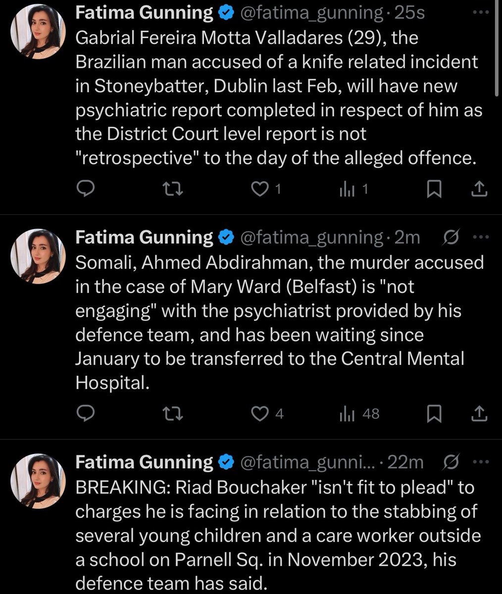 real_eire's tweet image. Foreigners are coming to Ireland and committing the most heinous crimes and claiming to have mental health issues.
Either they’re lying or the Irish government is allowing deranged lunatics into Ireland.
Either way it’s bad for the Irish people.
Great work @fatima_gunning