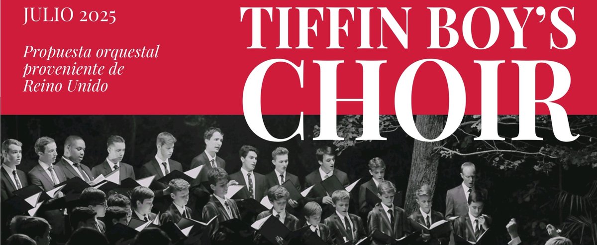 museojaca's tweet photo. 🎶 Esta noche a las 20:30h en la Catedral de Jaca, concierto del prestigioso Tiffin Boy’s Choir de Londres. Más de 65 años de excelencia coral, bajo la dirección de James Day.
📍 Entrada libre hasta completar aforo. ¡No te lo pierdas! #Jaca #MúsicaCoral https://t.co/RoxV2e1EsH