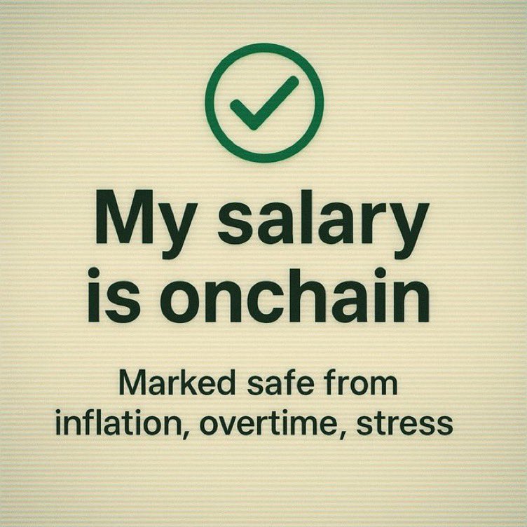 Charting everyday, My salary is on chain 
🟠🟠