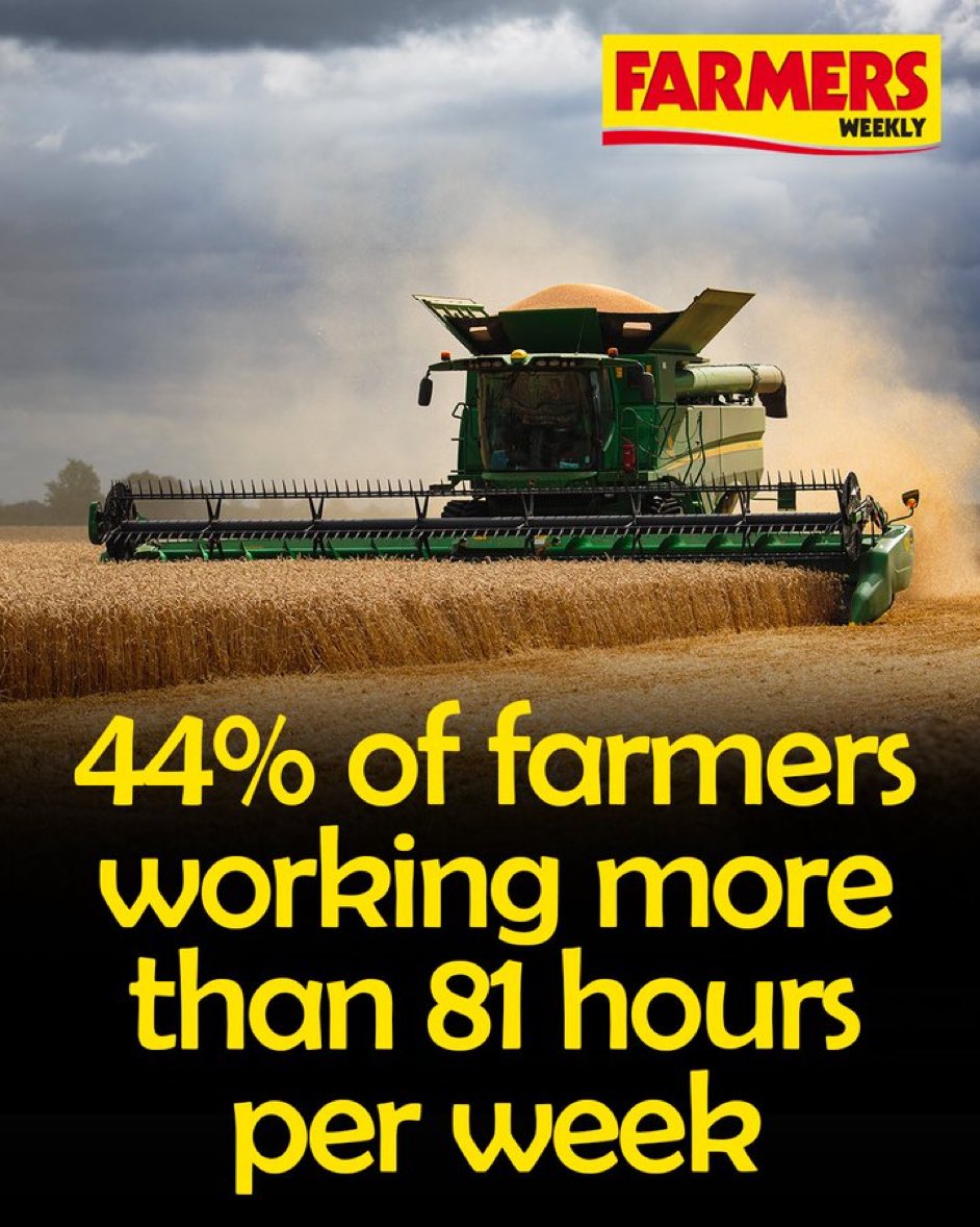 NoFarmsNoFoods's tweet image. Huge weekly hours to provide your food. It’s time for way more public appreciation towards our farmers. No farmers, no food.
