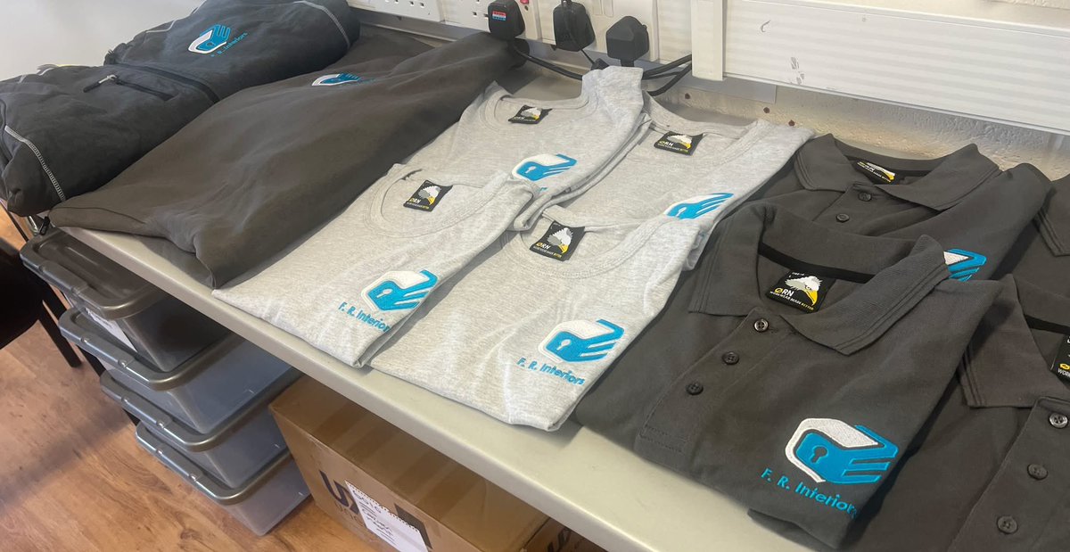 🔥 Repeat orders = happy customers! 👍😎

We’ve just completed another embroidered clothing bundle for F R Interiors! All with front left chest embroidery 🤝

Remember we have no minimum order on branded clothing!

Print Spin - 0115 837 6300

#brandedclothing #nottingham