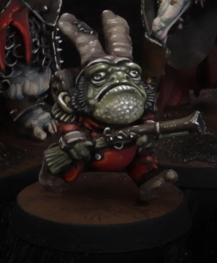 maxstaxidermia's tweet image. Ana from Garden's of Hecate painted Tod. I'm so happy.
What a little freak!