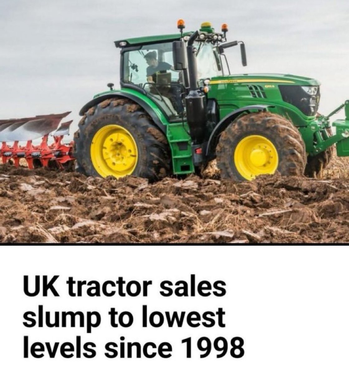 NoFarmsNoFoods's tweet image. This is what happens when a government punishes farmers financially - the wider farming industry also suffers as a result.