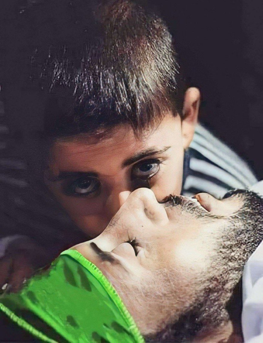 His eyes speak more than his mouth ever could. 
You can kill his family. 
You can occupy his land but you will never occupy his soul. 
Freedom is with those who resist tyranny and oppression. 
#Gaza
#PalestinianHolocaust