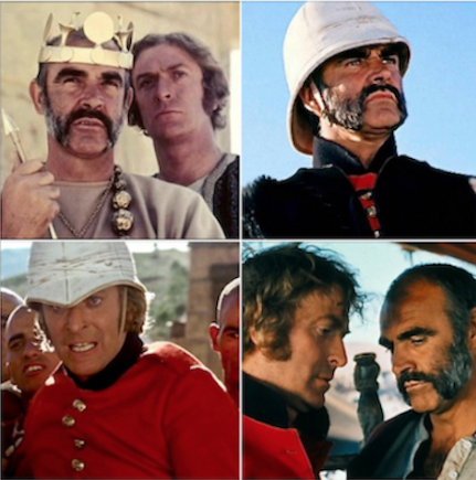 oxley264's tweet image. THE MAN WHO WOULD BE KING 1975
Sean Connery Michael Caine
Christopher Plummer Saeed Jaffrey
#JohnHuston