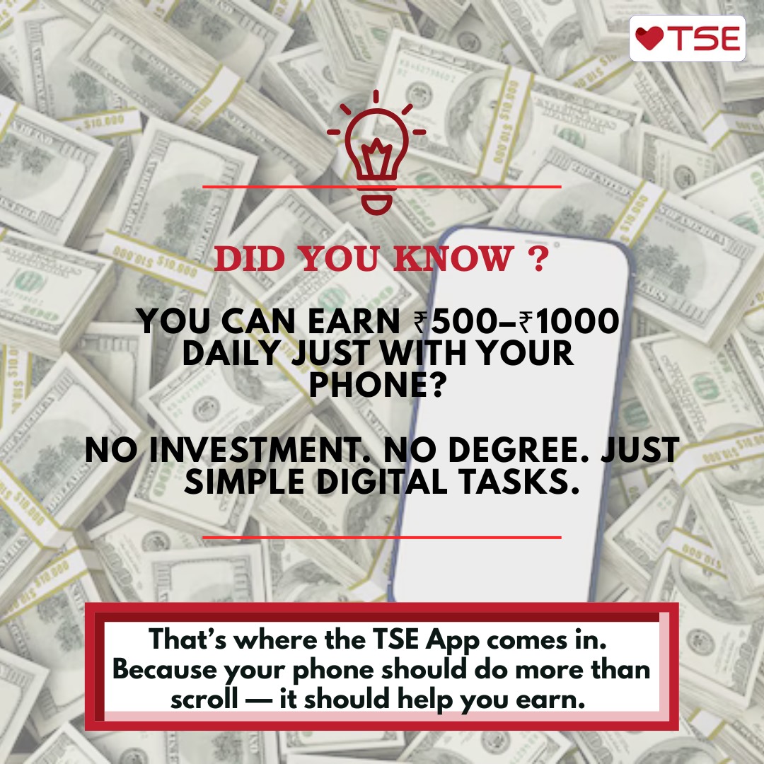 taskar_s's tweet photo. Googled “how to earn online”?
Stop searching. Start doing. 💡

💰 Earn ₹500–₹1000/day
🚫 No degree. No investment.
✅ Just your phone &amp; time.

40K+ people already started.

📲 Download Now :  https://t.co/g3kESVX4Tr

#TSEApp #EarnFromPhone #SideIncome #DigitalIndia https://t.co/z6giURIH2z
