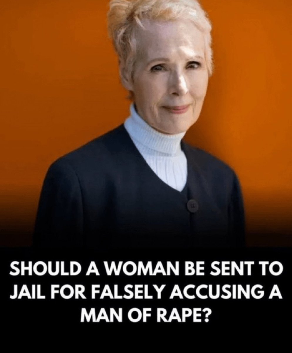 LucienWolfe111's tweet image. I would rather see prison, but what do you think?
# Specifically, this woman that falsely accused the president of the US of rape.