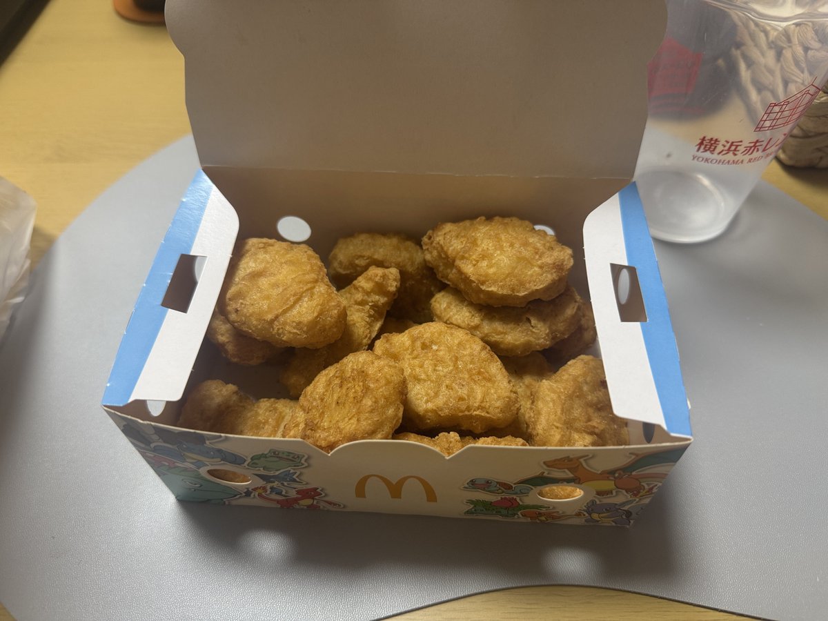 yaboyytim's tweet image. Selling this case fresh McDonald's Pokemon 15 piece nuggets. $1,234 no low ballers, I know what I got /s #Pokemon #PokemonTCG #reseller #scalper @SakurasCardShop @CouyonCollect