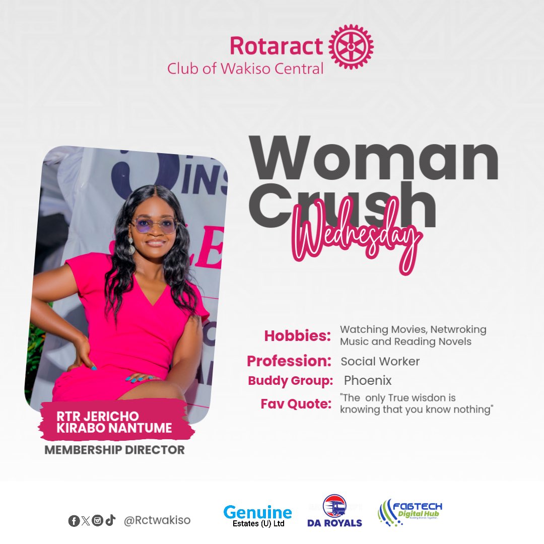 RctWakiso's tweet image. #SPLENDORWCW
We crush on @jerichonantume our membership Director for your support, reliability and active participation in club activities.
Buddy Group: Phoenix
#_PRTeam_
#_Splendors_