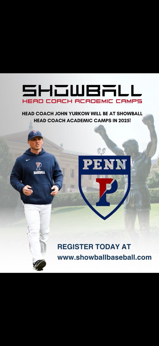 ShowBallCamps's tweet image. Be seen by Harvard, Penn and Princeton Head Coaches at Showball Aug 4-5 and Aug 6-7 in Medford, NY! @HarvardBaseball @PennBaseball @PUTigerBaseball @johnyurkow1 @CoachBradley9 @IvyLeague @d1baseball @ABCA1945