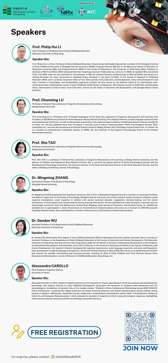NIRx_NIRS's tweet image. Join our exciting fNIRS workshop at The Education University of Hong Kong on August 25-26! Experience keynote presentations, special talks, a hyperscanning demonstration, Satori data analysis, and engaging sessions. Reserve your spot today: buff.ly/bXKF5h8