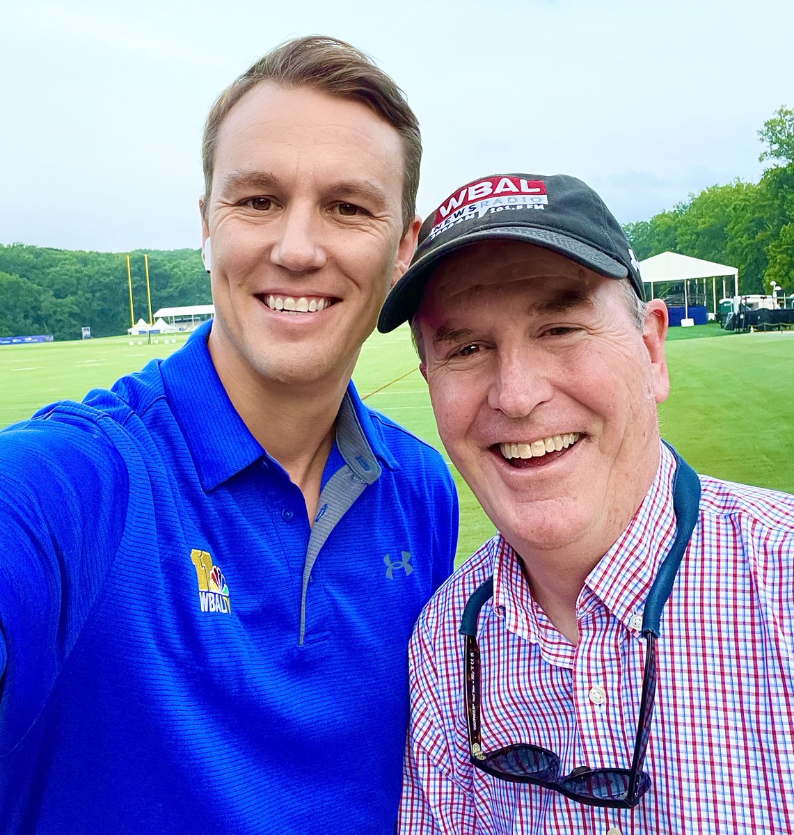 Scott Wykoff (@scottwykoffwbal) on Twitter photo How cool is this! Covering <a href="/Ravens/">Baltimore Ravens</a> Training Camp Opening Day on <a href="/wbalradio/">WBAL NewsRadio 1090 and FM 101.5</a> alongside <a href="/wbaltv11/">WBAL-TV 11 Baltimore</a> <a href="/SeanStreicher/">Sean Streicher</a> at <a href="/UnderArmour/">Under Armour</a> Performance Center! Doing live reports along with photojournalist extraordinaire Rob Parks! <a href="/KeithMills1090/">Keith Mills</a> <a href="/Nick_Testoni/">Nick Testoni</a> live 2-5:30p
<a href="/Hearst/">HEARST</a> <a href="/HearstTV/">Hearst Television</a> How cool is this! Covering <a href="/Ravens/">Baltimore Ravens</a> Training Camp Opening Day on <a href="/wbalradio/">WBAL NewsRadio 1090 and FM 101.5</a> alongside <a href="/wbaltv11/">WBAL-TV 11 Baltimore</a> <a href="/SeanStreicher/">Sean Streicher</a> at <a href="/UnderArmour/">Under Armour</a> Performance Center! Doing live reports along with photojournalist extraordinaire Rob Parks! <a href="/KeithMills1090/">Keith Mills</a> <a href="/Nick_Testoni/">Nick Testoni</a> live 2-5:30p
<a href="/Hearst/">HEARST</a> <a href="/HearstTV/">Hearst Television</a>