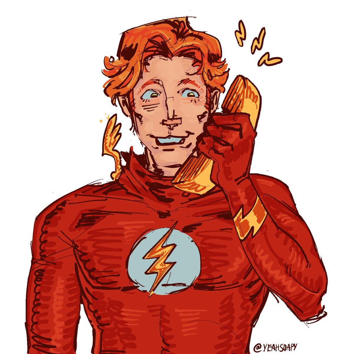 yeahsoapy's tweet image. Wally West comm for @flashivers 😆😆 ⚡️