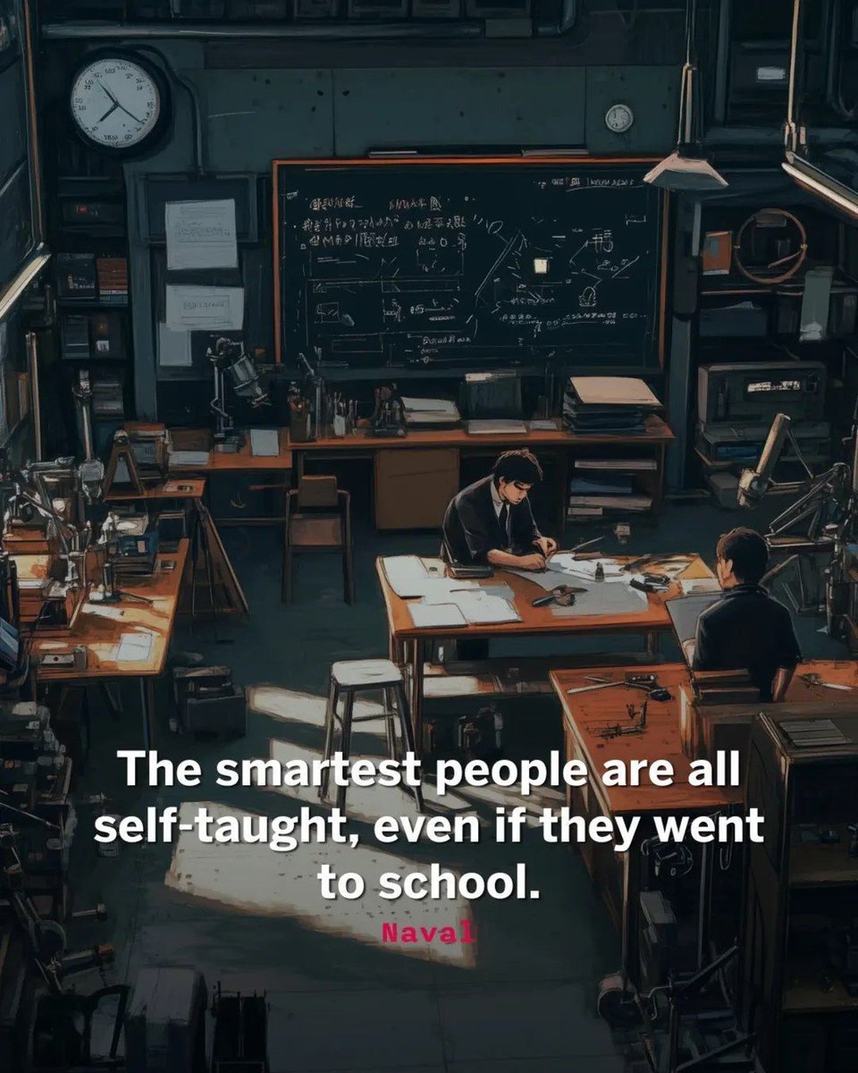 archivegonehard's tweet image. “ AI is the best teacher for the self-taught.” -@naval