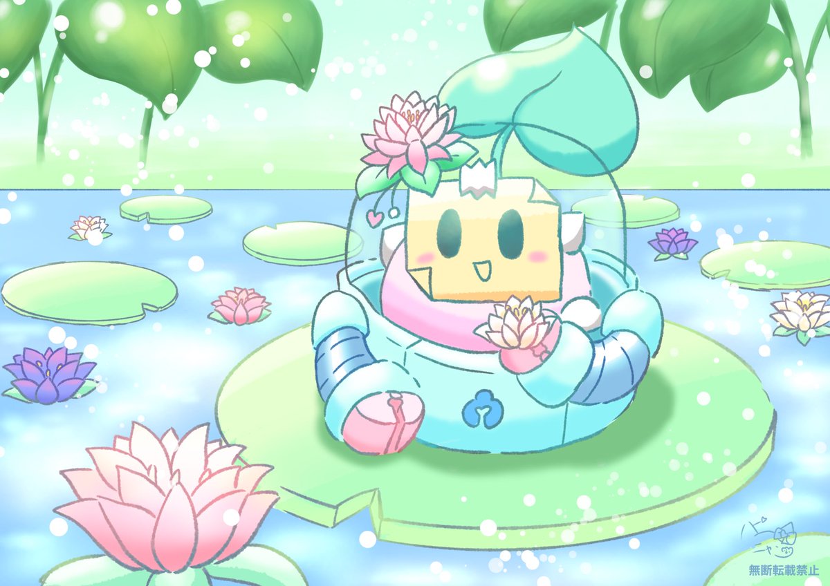 Nyan_hapihapi's tweet image. スイレンが咲く池で🪷
#ブロスタ鋭角部
#BrawlStarsArt
#Brawlstarssprout