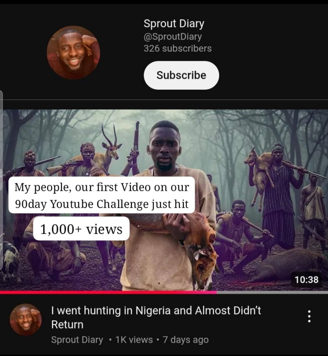 Sprout_0x's tweet image. Thank youu for everyone who watched and engaged.

I will keep doing what I know how to do best.

If you are yet to see the video, here&apos;s the link below.

youtu.be/9Xfi88Qie74?si…

Kindly watch to the very end..if you find it interesting 
Kindly like engage and subscribe. Thank you