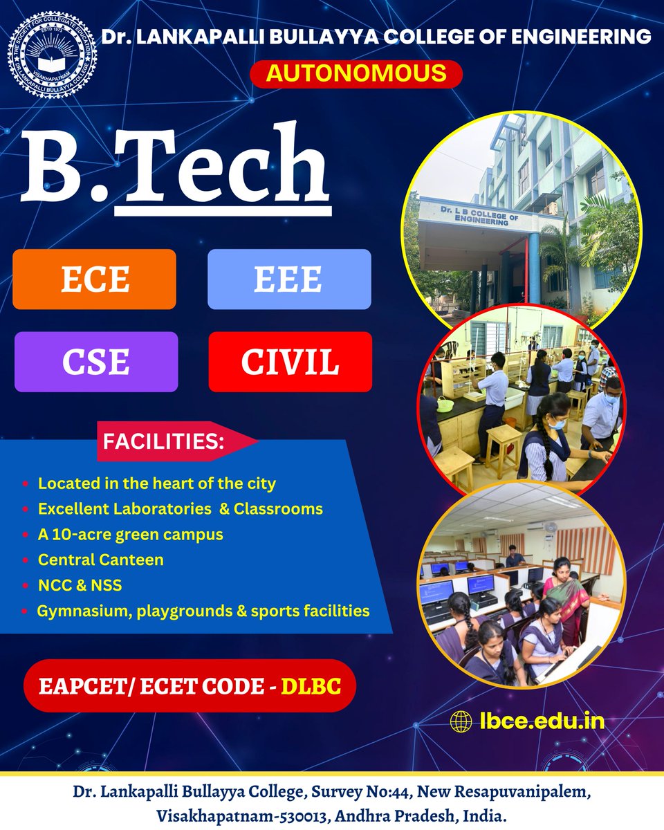 BullayyaDr36166's tweet image. Where Technology Meets Innovation
The fascinating world of engineering, where innovation knows no bounds! 🚀

#Engineering #Innovation #CreativityMeetsTechnology #EEE #CivilEngineering #ECE #CSE #Btech #EngineeringLife #FutureOfTech #drlbcollege #students #btech