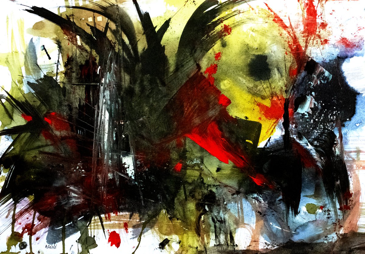 AriniNathalie's tweet image. Good morning!
"Multidimentionality"
Ink and acrylic on paper A3.