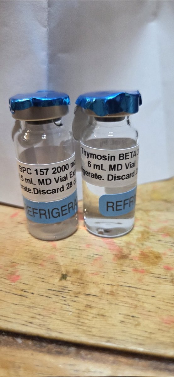 ItIsMikeFitz's tweet photo. BPC-157 + TB-500 = the #WolverineStack
Known for helping chronic injuries heal faster, this combo has really piqued my interest.
I’m giving it a shot to finally fix my cranky shoulder that’s been nagging me with pushing exercises for months.
#peptides #recovery https://t.co/ZHtAj9f56m