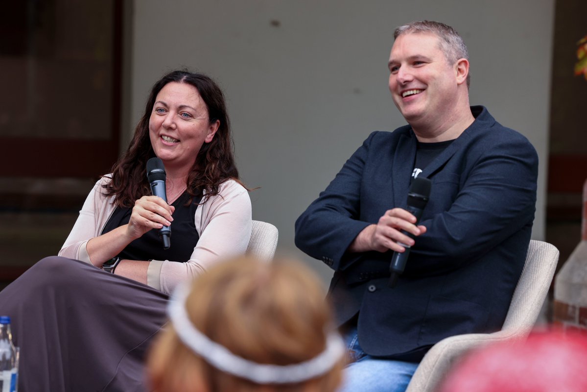 DCU's tweet image. The annual DCU Centre for Talented Youth Ireland (@CTYI) Speakers Series took place on our St Patrick's Campus yesterday evening.
Former students of the programme, Dermot Looney and Aoife Ludlow, spoke about their time in CTYI, their careers and connected with the current class.