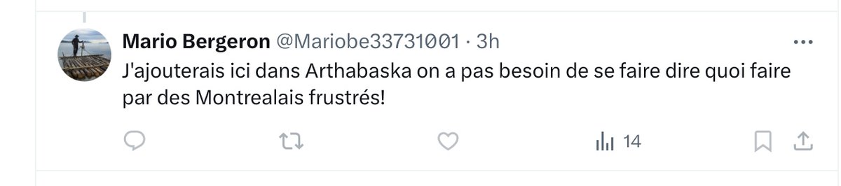 Carolin75940848's tweet image. Quand tu as Mario Bergeron @Mariobe33731001
dans ton équipe, pas besoin d’ennemis.
Dans Arthabaska, on n’a pas besoin de se faire dire quoi faire par des montréalais frustrés.
Eric Duhaime est le montréalais le plus frustré du Québec.
Message reçu Mario😂