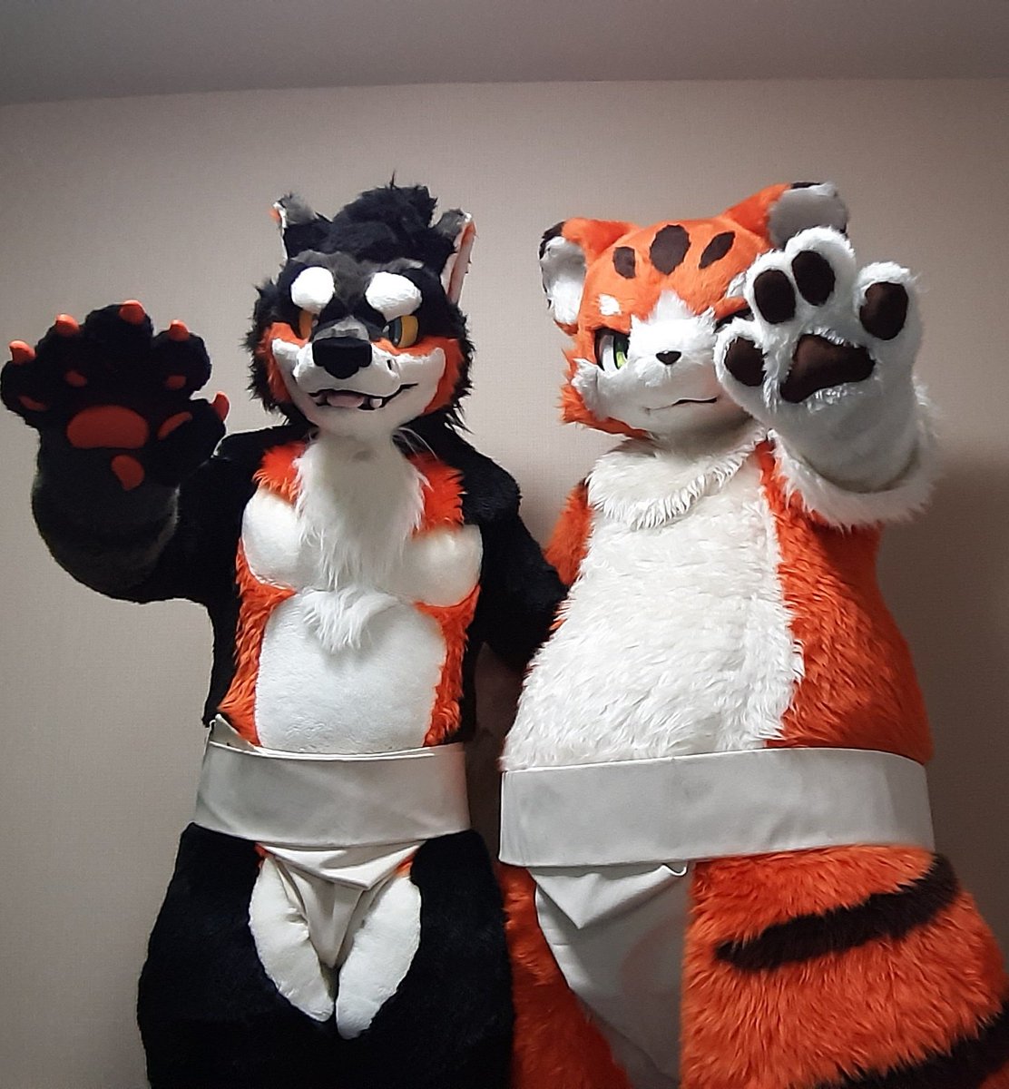 k_mohumohu's tweet image. 蛍(@Hotaru_Furry)は、とーりの一番弟子だよ!
オーナーさんも教えてもらってたみたい。
また日本来たらやろうね~🖐️
#FursuitEveryday
#FursuitsEveryday