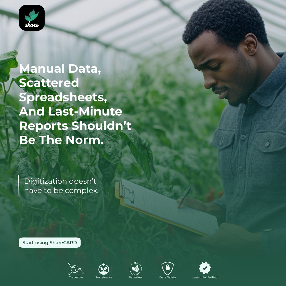 sharecard_app's tweet image. Not sure where to begin? Let’s map your ideal setup together. sharecardapp.com

#DigitalTransformation #NGOTech #ImpactTracking #ShareCARD #DataThatWorks #TechForDevelopment