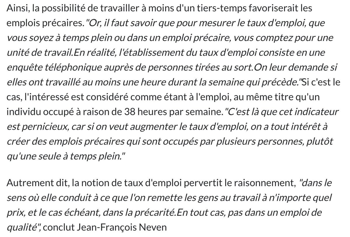 michelhenrion's tweet photo. Comment calcule-t-on le fameux #tauxdemploi en Belgique? Eh bien, juste par des coups de fil hautement aléatoires !/ Dans @lavenir_net, l'expert en Droit Social  J-F #Neven (@ULBruxelles ) démonte un "système pernicieux". Citation (article intégral à lire dans L'Avenir)