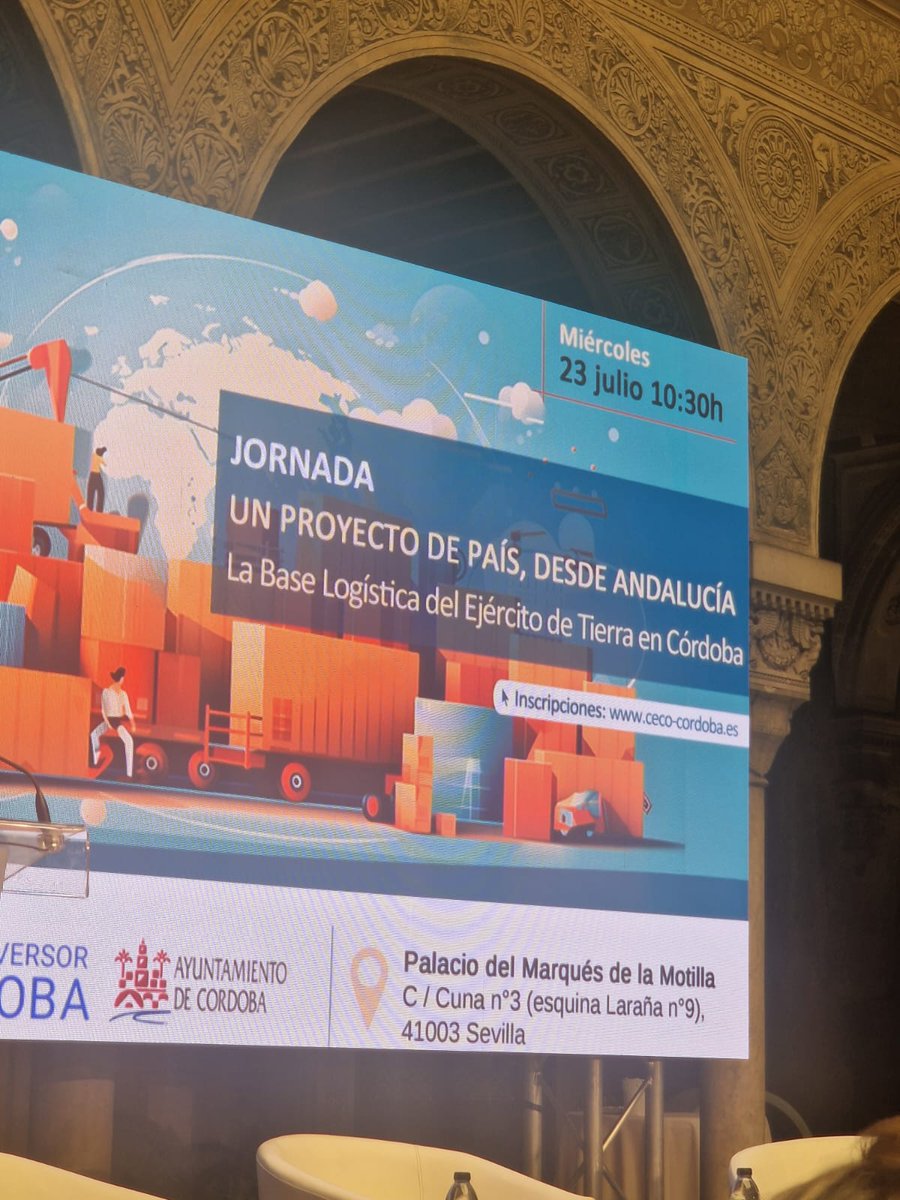 ⚡CEA refuerza su compromiso con el crecimiento del tejido empresarial andaluz en la jornada "Un proyecto de país, desde Andalucía", 

📍La Base Logística del Ejército de Tierra en Córdoba se posiciona como un polo de #talento, #inversión y #empleo clave para la región,