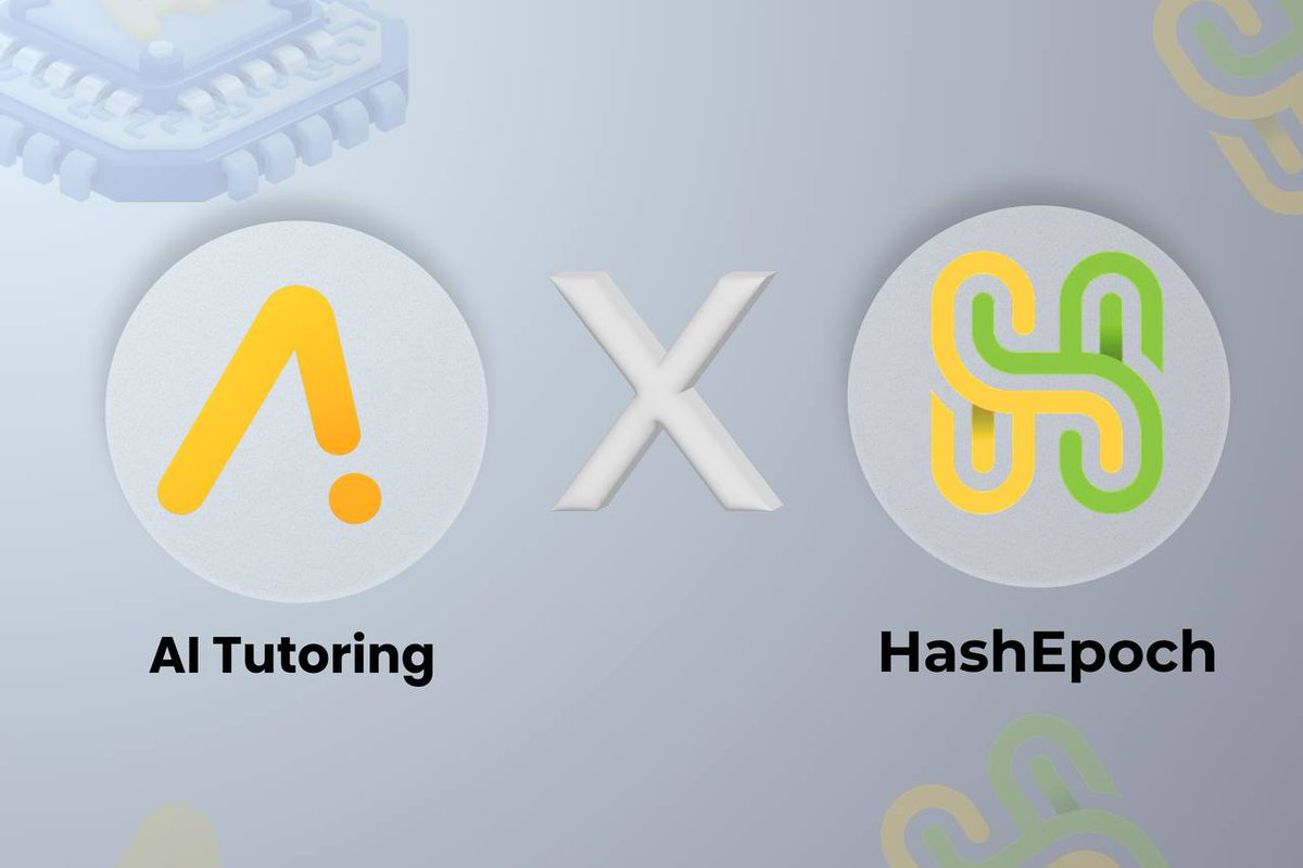 AITutoring_'s tweet image. We are excited to partner with @HashEpoch_Media - a decentralized Web3 sports ecosystem to reinvent the way we play, compete and thrive across borders.
Together we explore a shared vision:
📚 Learning through dynamic experiences
🏅 Creating value through fair and transparent…