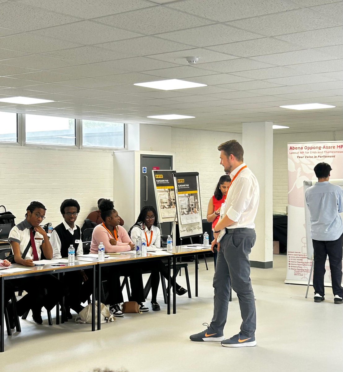 abenaopp's tweet image. Today marks the launch of my Campaign Summer School 2025!
I had a great time kicking things off with the students with an icebreaker and sharing my journey to Parliament as an MP and as a Minister in the Cabinet Office.
Follow #AbenaSummerSchool for updates all week.