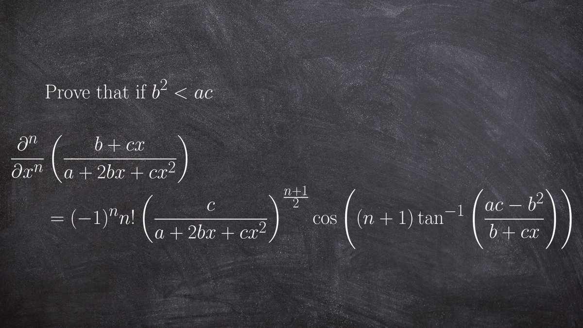ChetuyaGamma's tweet image. 1890 Exam problem at the University Of Cambridge.
#math